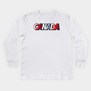 Canada Kids Long Sleeve T-Shirt